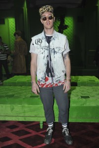 Trevor Andrew aka Trouble Andrew gucci men's spring 2017 front row