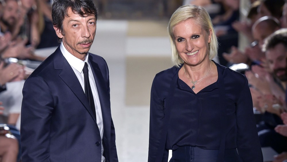 Maria Grazia Chiuri and Pierpaolo Piccioli Valentino Paris Men's Fashion Week, Spring 2017