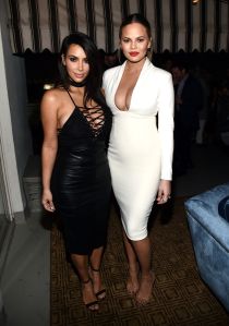 GQ party Kim Kardashian and Chrissy Teigen