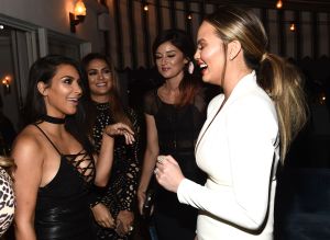 GQ party Kim Kardashian, Caroline D'Amore Chrissy Teigen, and guests