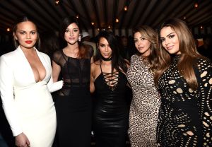 GQ party Chrissy Teigen, Caroline D'Amore, Kim Kardashian and guests