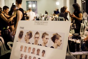 Backstage at Rick Owens Men’s Spring 2017
