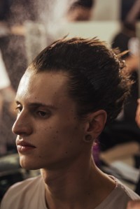 Backstage at Rick Owens Men’s Spring 2017