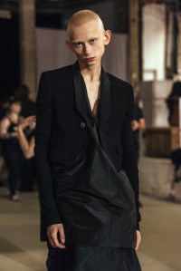 Backstage at Rick Owens Men’s Spring 2017