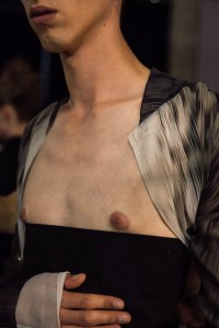 Backstage at Rick Owens Men’s Spring 2017