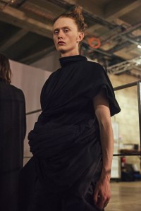 Backstage at Rick Owens Men’s Spring 2017