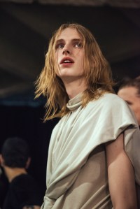 Backstage at Rick Owens Men’s Spring 2017