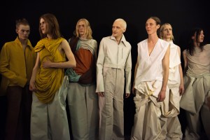 Backstage at Rick Owens Men’s Spring 2017