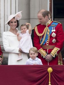 The Duchess of Cambridge, Princess Charlotte, Prince George and The Duke of Cambridge
