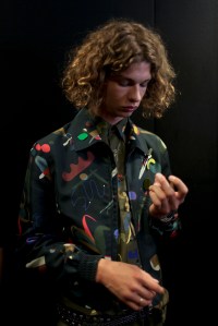 Backstage at Salvatore Ferragamo Men's Spring 2017