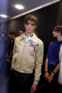 Backstage at Salvatore Ferragamo Men's Spring 2017