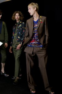 Backstage at Salvatore Ferragamo Men's Spring 2017