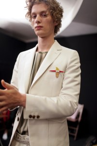 Backstage at Salvatore Ferragamo Men's Spring 2017