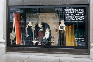 Shakespeare Refashioned campaign