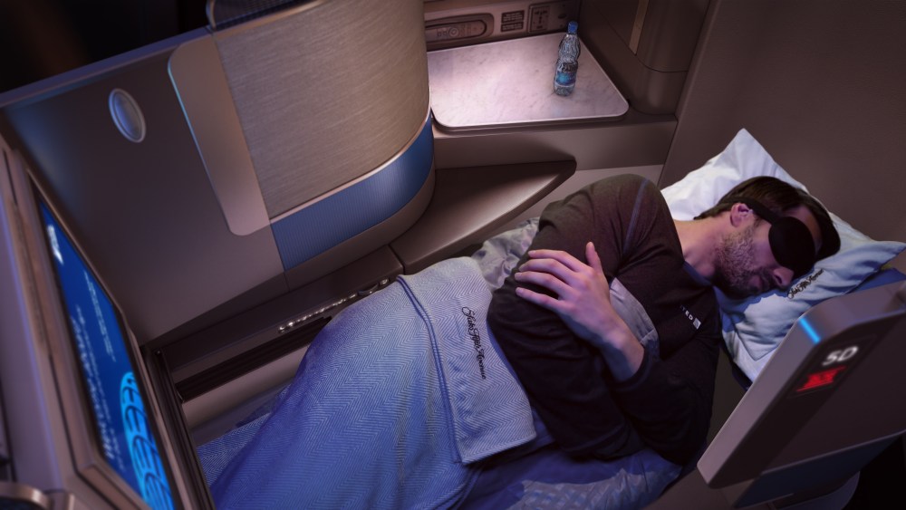 Saks Gets on Business Class With Bedding for United