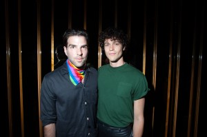Zachary Quinto and Miles McMillan