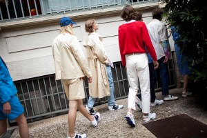Backstage at Sunnei Men's Spring 2017