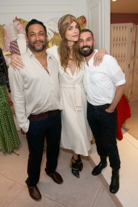 Ramon Martin, Elisa Sednaoui Dellal and Ryan Nobo