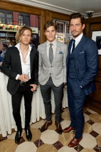 Dougie Poynter, Oliver Cheshire and David Gandy