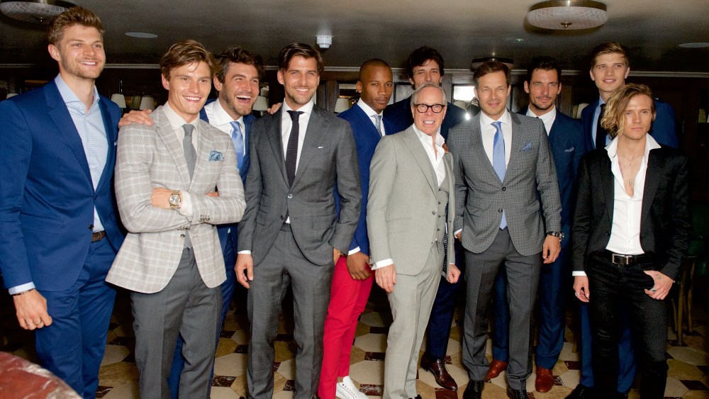 Jim Chapman, Oliver Cheshire, Robert Konjic, Johannes Huebl, Tommy Hilfiger, Andres Velencoso, Paul Sculfor, David Gandy, Toby Huntington-Whiteley and Dougie Poynter