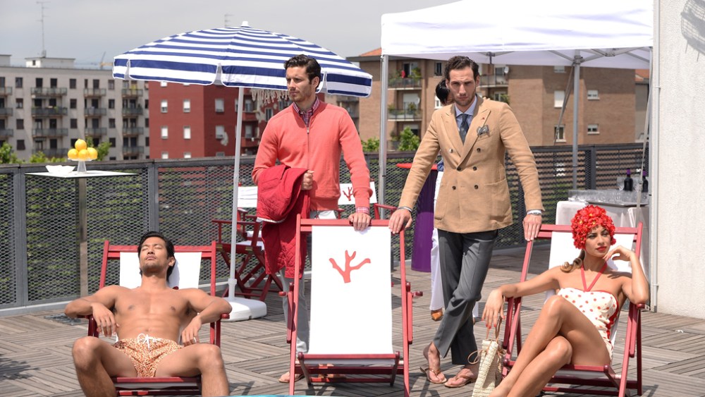 Isaia Men's Spring 2017 Presentation in Milan