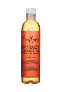 Shea Moisture Coconut & Hibiscus Bath, Body & Massage Oil sold at Walgreens