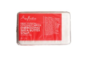 Shea Moisture Fruit Fusion Coconut Water Energizing Shea Butter Soap sold at Walgreens