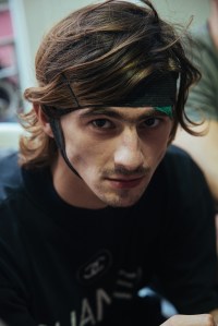 Backstage at Yohji Yamamoto Men's Spring 2017