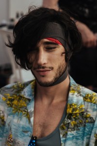 Backstage at Yohji Yamamoto Men's Spring 2017