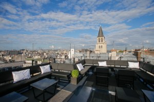 The Montana rooftop for the Yoox SoccerCouture party