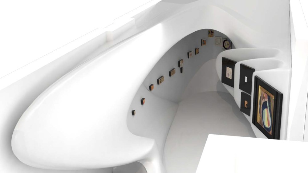 A rendering of Zaha Hadid’s final art installation