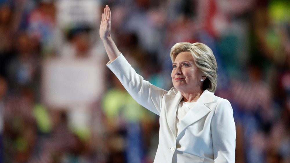 Hillary Clinton Shows Her Signature Style at DNC Accepting Nomination