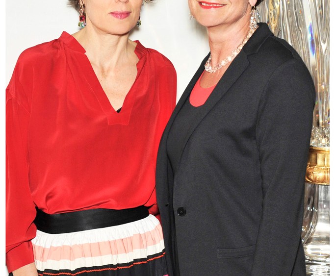 Daniela Riccardi and Marie-Helene de Taillac