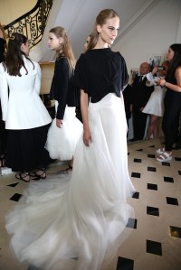 Backstage at Christian Dior Couture Fall 2016