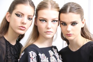 Backstage at Christian Dior Couture Fall 2016