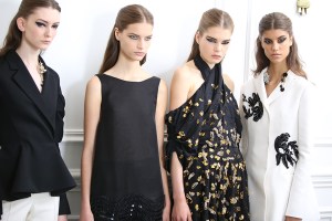 Backstage at Christian Dior Couture Fall 2016