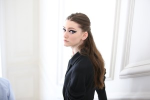 Backstage at Christian Dior Couture Fall 2016