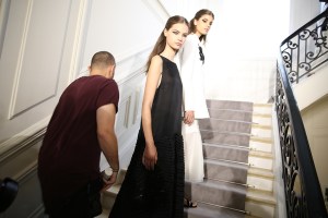 Backstage at Christian Dior Couture Fall 2016