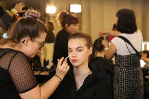 Backstage at Giambattista Valli Couture Fall 2016