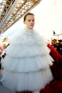 Backstage at Giambattista Valli Couture Fall 2016
