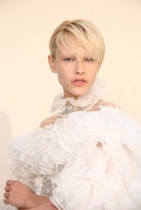 Backstage at Giambattista Valli Couture Fall 2016