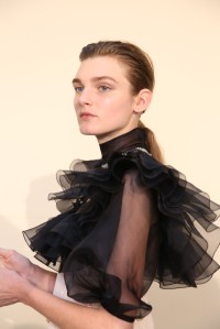Backstage at Giambattista Valli Couture Fall 2016