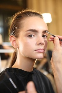 Backstage at Giambattista Valli Couture Fall 2016
