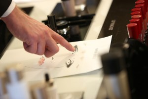Backstage at Giorgio Armani Privé Couture Fall 2016