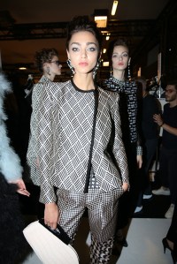 Backstage at Giorgio Armani Privé Couture Fall 2016
