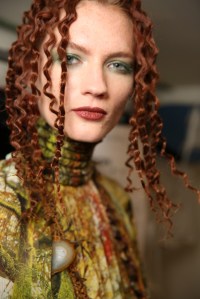Backstage at Jean Paul Gaultier Couture Fall 2016