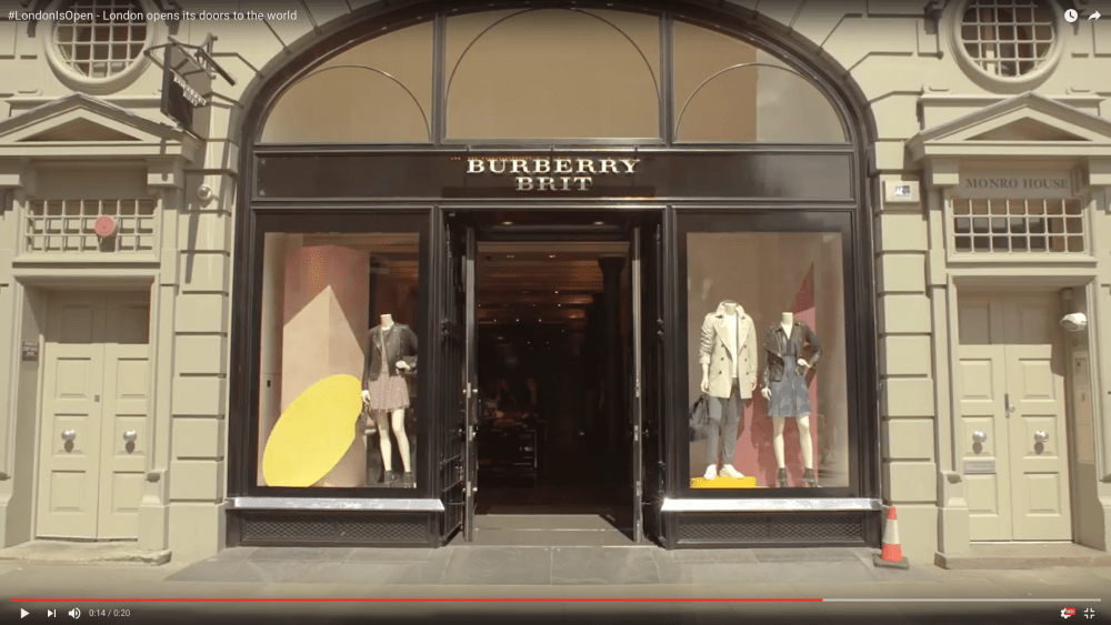 Sadiq Khan #Londonisope Burberry