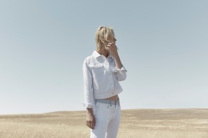Big Star white jean jacket and jeans