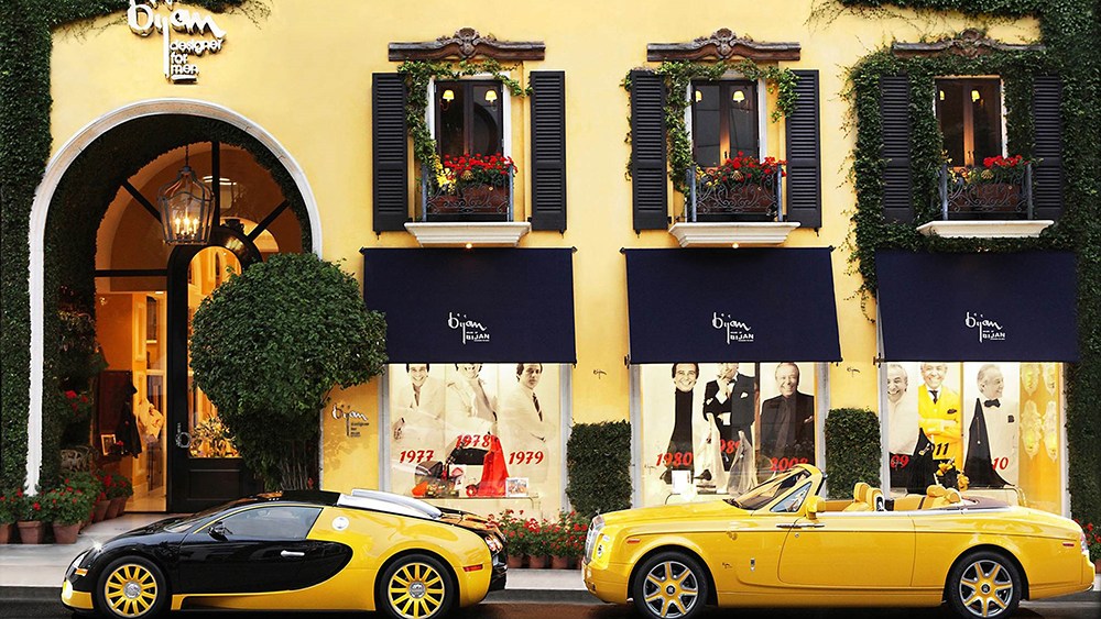 Bijan at 420 North Rodeo Drive in Beverly Hills