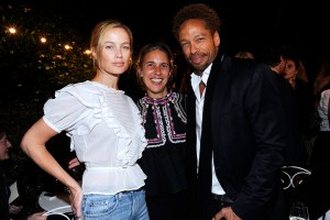 Carolyn Murphy, Isabel Marant and Gary Dourdan